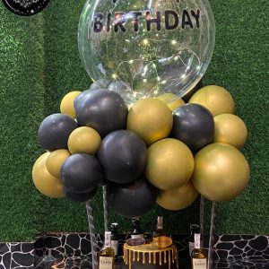 Black & Gold Luxury Celebration Tray