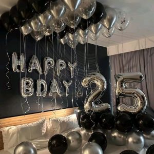 Luxury Black & Silver Room Surprise