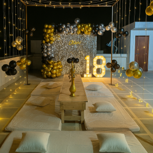 Golden Glow 18th Rooftop Celebration